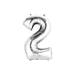 Μπαλόνι Ασημί  Νο 2 (18 ίντσες)