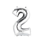 Μπαλόνι Ασημί  Νο 2 (32 ίντσες)