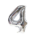 Μπαλόνι Ασημί  Νο 4 (16 ίντσες)
