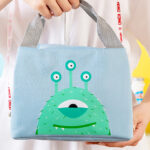 Τσάντα γεύματος με χαριτωμένα τερατάκια - Image 3