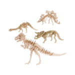 Φυσικό ξύλινο τρισδιάστατο παζλ, Δεινοσαυροί Ι, ca. 12 x 30 cm.