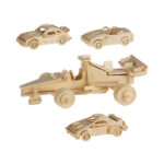 Φυσικό ξύλινο παζλ, Αυτοκίνητο, 4x15cm