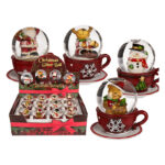 Χριστουγεννιάτικη Γυάλινη Μπάλα Χιονιού σε Διάφορα Σχέδια, 6,5 x 7 εκ. CHRISTMAS