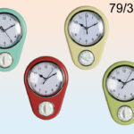 Ρολόι Τοίχου Κουζίνας σε 4 Χρώματα- 22,5εκ- 1 Μπαταρίες AA- Συσκευασία Δώρου