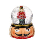 Χριστουγεννιάτικη Χιονόμπαλα Kαρυοθραύστης 7,7x9εκ 2 Σχέδια CHRISTMAS