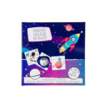 Παιχνίδι με κάρτες μνήμης με θέμα Διάστημα (Κάρτες 7*7 εκ-Κουτί 17*17*2,5 εκ)