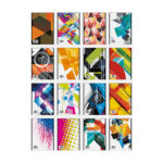 Μπλοκ 100 Φύλλων Α4, Διάφορα Σχέδια, με κουτάκια