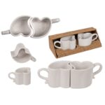 Κούπα εσπρέσο σε σχήμα καρδιάς, 6 x 6 cm, 90 ml (Valentine's Day)