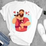 T-SHIRT UCI ΠΑΤΕΡΑΣ ΜΕ ΤΑ ΜΩΡΑ ΤΟΥ