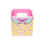 Χάρτινο Κουτί Φαγητού για κορίτσια 12x12,5x6εκ, 12 τεμ