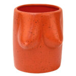 Helio Ferretti Βάζο με σχέδιο Στήθος Terracotta