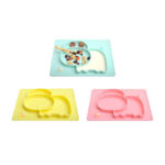 Πιάτο Σιλικόνης 3 Θέσεων σε 3 Χρώματα