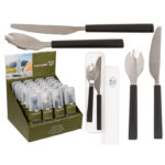 Σετ 2 τμχ Μαχαιροπίρουνο με θήκη