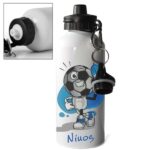 Παγούρι με εκτύπωση διάμετρος 7 και ύψος 21 ύψος cm, 600 ml