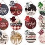 Χριστουγεννιάτικο Κρεμαστό Διακοσμητικό (28*28εκ) CHRISTMAS