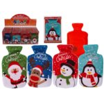 Χριστουγεννιάτικη Θερμοφόρα Χεριών Σε Μάλλινη Θήκη 4 Σχέδια CHRISTMAS