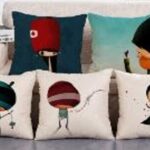 Θήκη Για Μαξιλάρι Με Διάφορες Φιγούρες