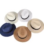 Ψάθινο Καπέλο Σε Διάφορα Χρώματα