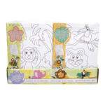 Σετ Καμβας Ζωγραφικής Άγρια Ζώα 18X25Cm