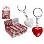 Μεταλλικό μπρελόκ, καρδιά 2, 5 εκ (Valentine's Day) KEYCHAIN