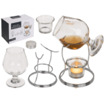 Brandy warmer, σετ 4 τεμαχίων, για περίπου 400 ml .