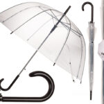 Ομπρέλα θόλος, με διαφανές σχέδιο, με αυτόματο άνοιγμα, Διάμετρος : εκ cm.