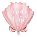 Μπαλόνι από αλουμινόχαρτο Seashell Bride to be, 52x50 cm