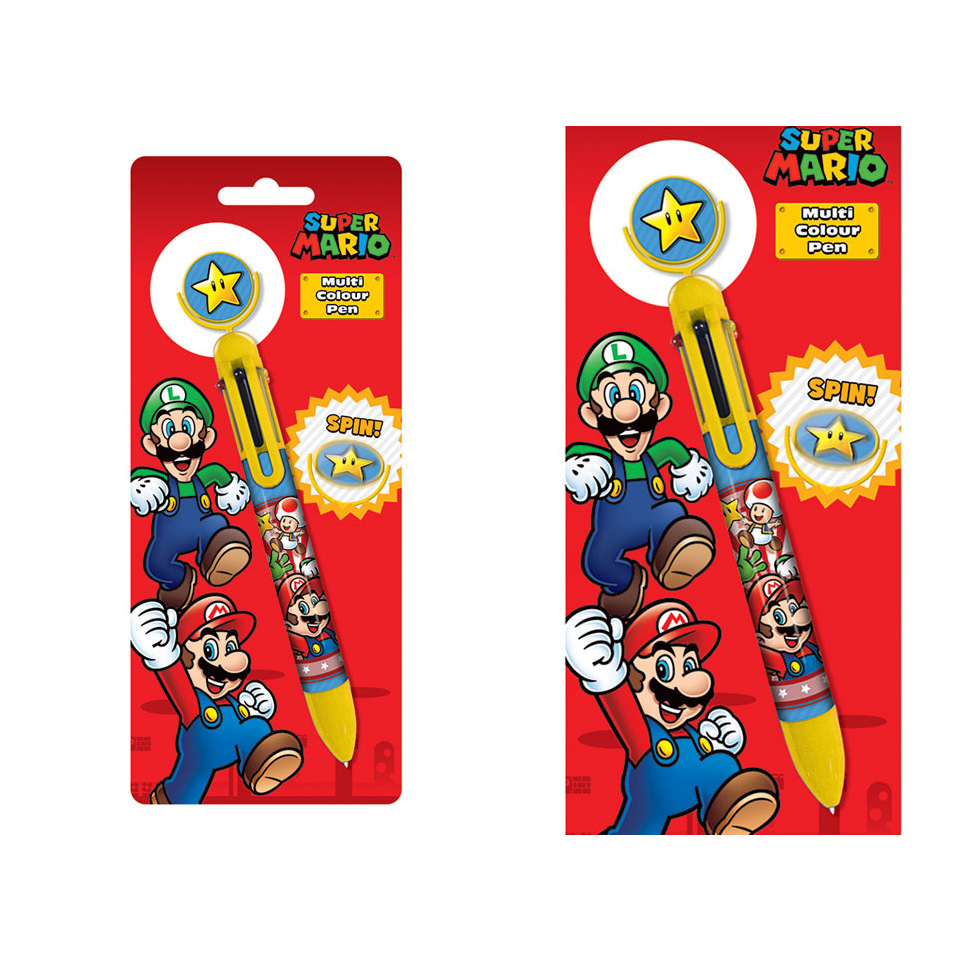 4029811475698.jpg Πολύχρωμο στυλό, Super Mario - Image 1