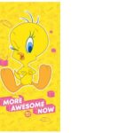 Πετσέτα Μπάνιου Looney Tunes Tweetie Pie 140 X 70 Cm Fast Dry Tweety Bird
