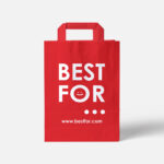 Μεσαία Χάρτινη Σακούλα BEST FOR 37 x 27 x 12 cm