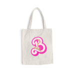 Τσάντα Υφασμάτινη Μονόγραμμα Κούκλα Β OEM, 100% Λινό, 48 x 32 cm