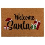 Χαλάκι εξώπορτας Welcome Santa 60 x 40 εκ CHRISTMAS
