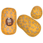 ΜΑΞΙΛΑΡΙ ΑΥΧΕΝΑ με micropellet, με σχέδιο μπύρα, 30 x 15 cm, 85% πολυεστέρας & 15% ελαστάνη