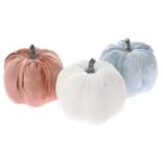 Σετ/3 Διακοσμητικες Κολοκυθες 8Εκ Σε Pvc Κουτι Halloween