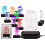 3D Λάμπα, Love, ca. 20 cm, με πλαστικό καλώδιο USB, σε συσκευασία δώρου(Led Light) GADGET