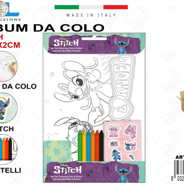Αλμπουμ ζωγραφικής Stitch 20Χ29Χ10