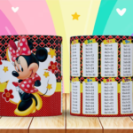 Κοκκίνη κούπα με εικόνα Μίνι OEM και προπαίδεια