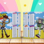 Κούπα η ιστορία των παιχνιδιών (Toy Story) Woody και Buzz OEM με προπαίδεια.