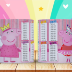 Κούπα με Πέππα το γουρουνάκι OEM πριγκίπισσα και προπαίδεια.