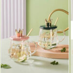 Γυάλινη Κούπα Κορώνα, με Καπάκι & Κουταλάκι, 250 ml