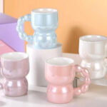 Κούπα, Κεραμική, σε 4 Ιριδίζοντα Χρώματα 250 ml