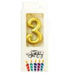Κερί Τούρτας, Νούμερο 3, Χρυσό