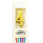 Κερί Τούρτας, Νούμερο 4, Χρυσό