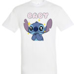 T-shirt Λευκή Φιγούρα S Baby ΟΕΜ