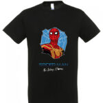 Παιδικό μαύρο T-shirt Spiderman No Way Home ΟΕΜ
