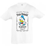Παιδικό λευκό T-shirt Donald Pato Concert ΟΕΜ
