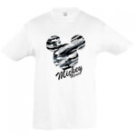 Παιδικό λευκό T-shirt Mickey Mouse Camo ΟΕΜ
