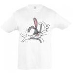 Παιδικό λευκό T-shirt Bugs Bunny ΟΕΜ