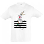 Παιδικό λευκό T-shirt Bugs Bunny lines ΟΕΜ