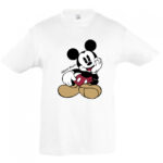 Παιδικό λευκό T-shirt Mickey relax ΟΕΜ
